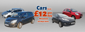 Cars from £12 per day