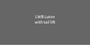 lwb luton with tail lift van